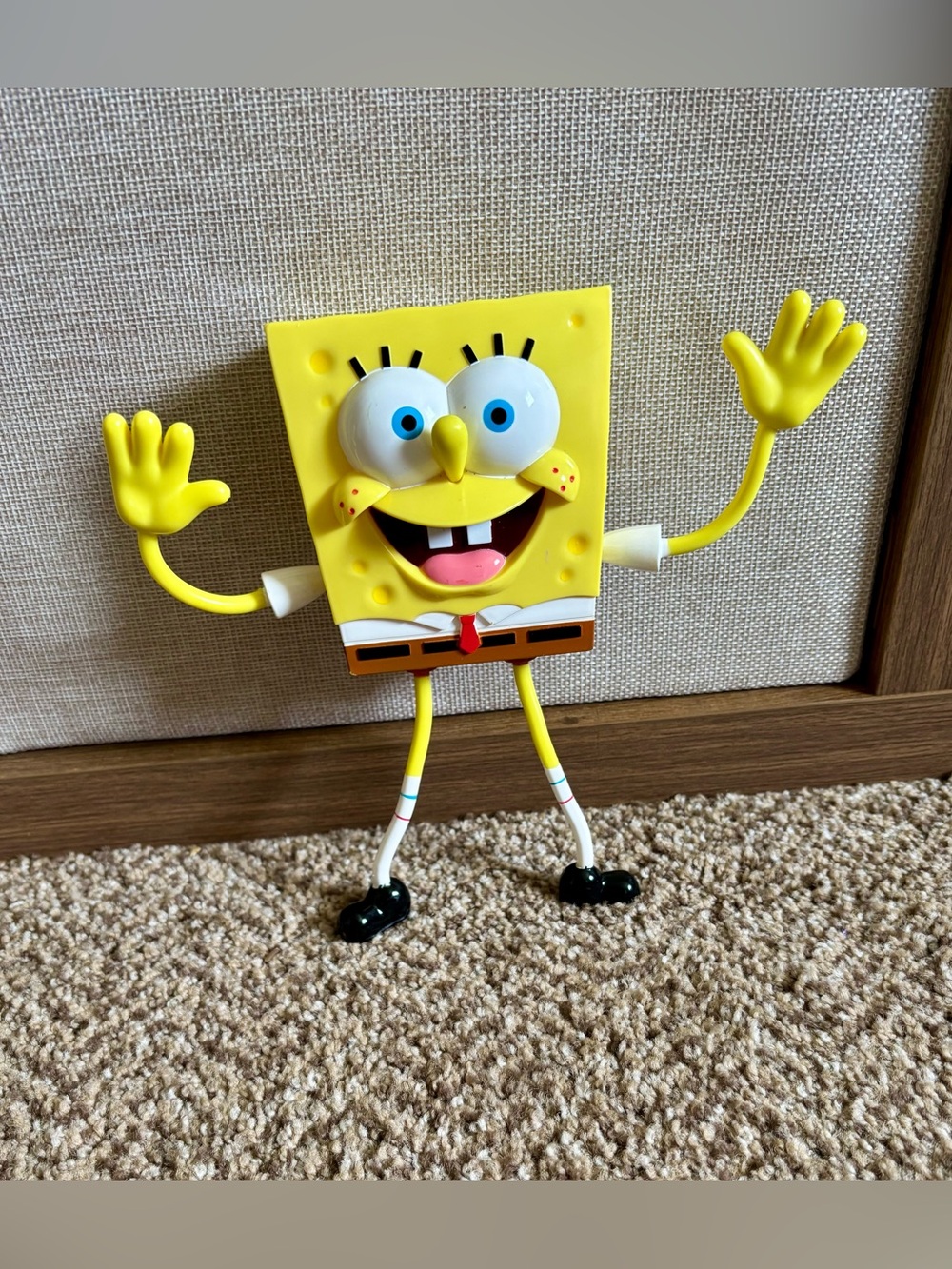 Vintage 2006 SpongeBob SquarePants Posable Bendable Figure Viacom 7.5”